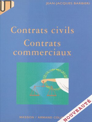 cover image of Contrats civils, contrats commerciaux
